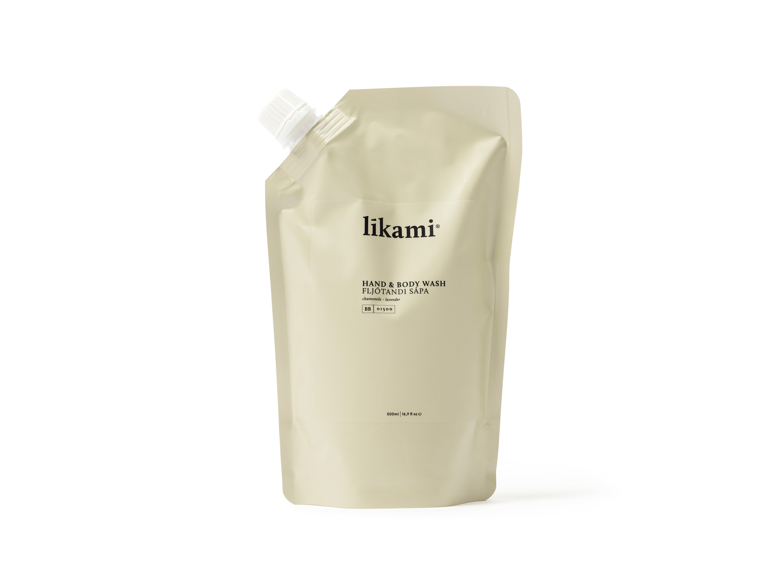 Likami-Hand & Body Wash chamomile-lavender refill